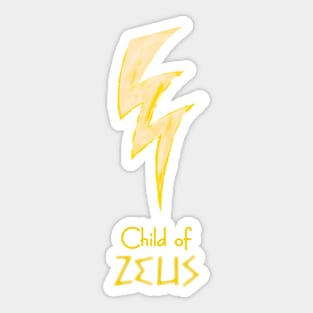 Child of Zeus – Percy Jackson inspired design Sticker